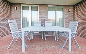 Patio nebo venkovní prostory v ubytování Apt 1 Hohen Wieschendorf