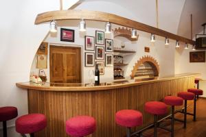 Lounge nebo bar v ubytování Hotel Zámek Velká Bystřice