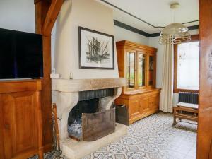 Ruang duduk di Maison familiale Piscine privée Châteaux de la Loire Beauval