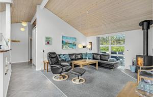 Posezení v ubytování Holiday Home Kristinesvej Thisted Vi