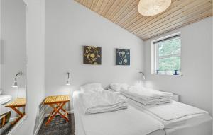 Postel nebo postele na pokoji v ubytování Holiday Home Kristinesvej Thisted Vi