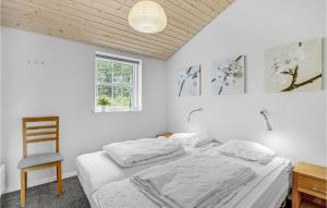 Postel nebo postele na pokoji v ubytování Holiday Home Kristinesvej Thisted Vi