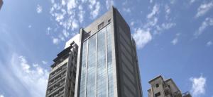 O edifício onde o hotel está situado