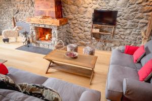 Predel za sedenje v nastanitvi R de rural - Borda del Mollà