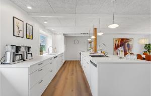 Dapur atau dapur kecil di Cozy Home In Skjern With Wifi