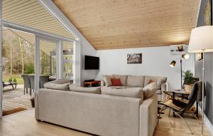 TV a/nebo společenská místnost v ubytování Amazing Home In Ebeltoft With Wifi