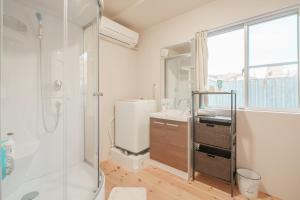 Koupelna v ubytování OHAYO Hotel 大森西 + 36 fotografií
