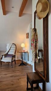 Posezení v ubytování Chambre d'Hotes Le Ponsonnet