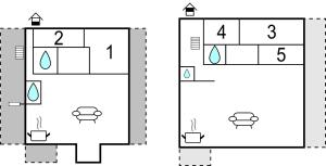 Grundriss der Unterkunft Amazing Home In Icici