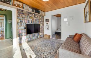 TV o dispositivi per l'intrattenimento presso Stunning Home In Haderslev With Wifi