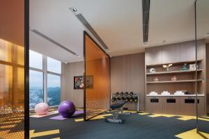 Fitness centrum a/nebo fitness zařízení v ubytování Hampton by Hilton Shenzhen Longgang Yonghu
