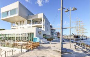 Das Gebäude in dem sich die Ferienwohnung befindet