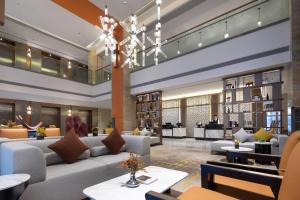 Posezení v ubytování Hampton by Hilton Shenzhen Longgang Yonghu