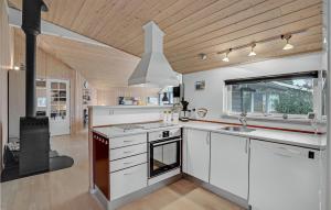 O bucătărie sau chicinetă la Holiday Home Kaninstien Væggerløse V Denmark