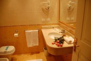 Koupelna v ubytování Hotel Motel Gold