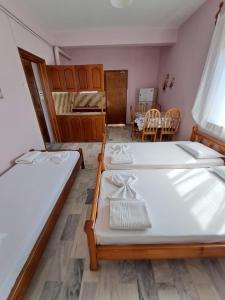 Postel nebo postele na pokoji v ubytování Golden Beach Sea View