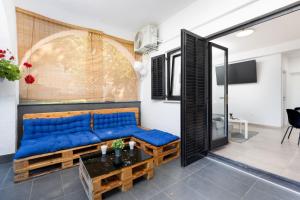 TV a/nebo společenská místnost v ubytování Apartments Val