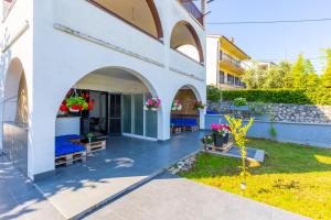 Zahrada ubytování Apartments Val