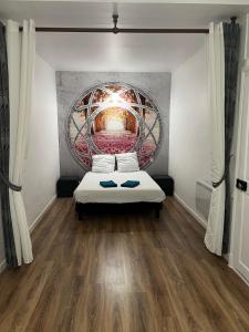 Postel nebo postele na pokoji v ubytování La Forge 4 personnes