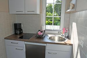 Kuchyň nebo kuchyňský kout v ubytování Ferienwohnungen Familie Wilhelms