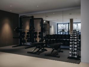 Posilňovňa alebo fitness centrum v ubytovaní Haven Mountain Retreat