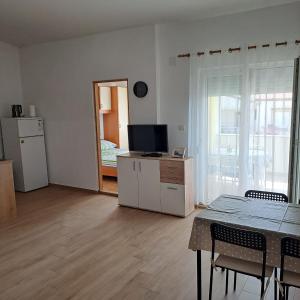 Kuchyň nebo kuchyňský kout v ubytování Apartments Cecilija