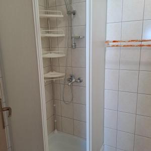 Koupelna v ubytování Apartments Cecilija