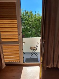 Balkon lub taras w obiekcie Comfortable Apartment close to Spodek