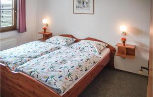 Postel nebo postele na pokoji v ubytování Ferienhaus 266 In Frankenau + 8 fotografií