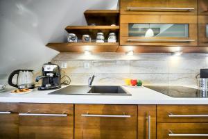 Kuchnia lub aneks kuchenny w obiekcie VisitZakopane- Mallorca Apartment