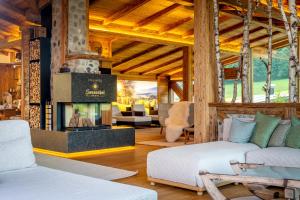 Area tempat duduk di Vitalhotel Sonnenhof