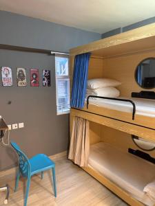 Postelja oz. postelje v sobi nastanitve Soso Hostel