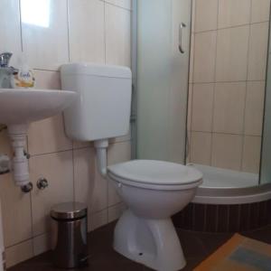 Koupelna v ubytování Apartments Markota