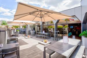 Restaurace v ubytování ibis budget Montpellier Sud Près d'Arènes