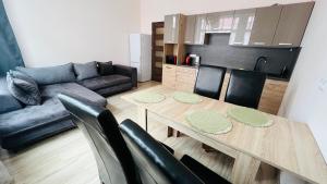 Kuchyň nebo kuchyňský kout v ubytování Jurincom Apartment Deluxe