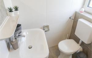 Kúpeľňa v ubytovaní Schoenes Ferienhaus Straden
