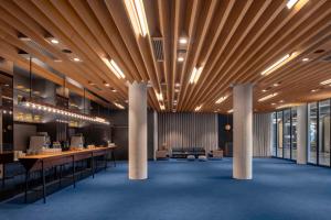 Der Geschäftsbereich oder Konferenzraum in der Unterkunft Andaz Munich Schwabinger Tor, By Hyatt