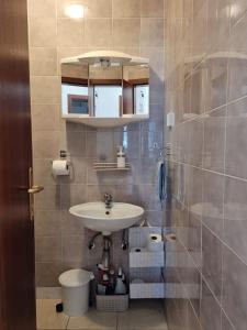 Koupelna v ubytování Rab - Apartman Matea