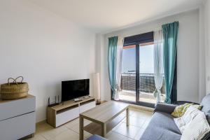 TV a/nebo společenská místnost v ubytování A&N LA VEGA 6