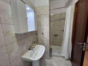 Koupelna v ubytování Coral Studio