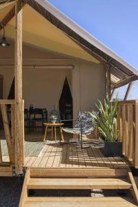 Balkon lub taras w obiekcie Camping U Pirellu