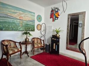 Posezení v ubytování Hotel Garni Hutter + 36 fotografií