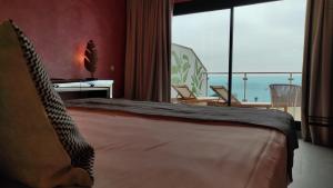 Кровать или кровати в номере Hotel Ritual Torremolinos- Adults Only