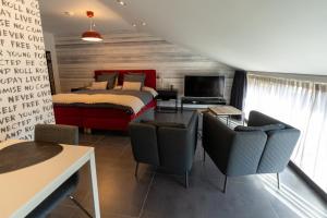Televiisor ja/või meelelahutuskeskus majutusasutuses B&B De Vlierbeek