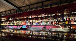 Lounge nebo bar v ubytování Šnekolend