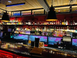 Lounge nebo bar v ubytování Šnekolend