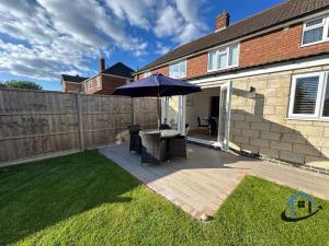 Zahrada ubytování Beckleigh House, Kettering king or twin beds free parking x3