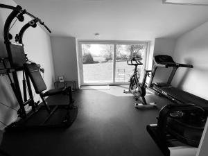 Fitness centrum a/nebo fitness zařízení v ubytování B&B 't Motjeshof