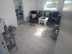 Ruang duduk di Ferienhaus Alte Kate