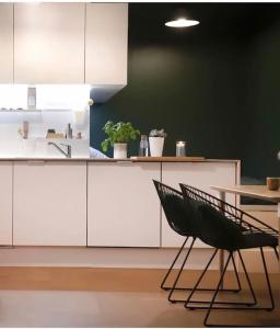 Kuchyň nebo kuchyňský kout v ubytování Studio design - Terrasse- Vannes + 5 fotografií